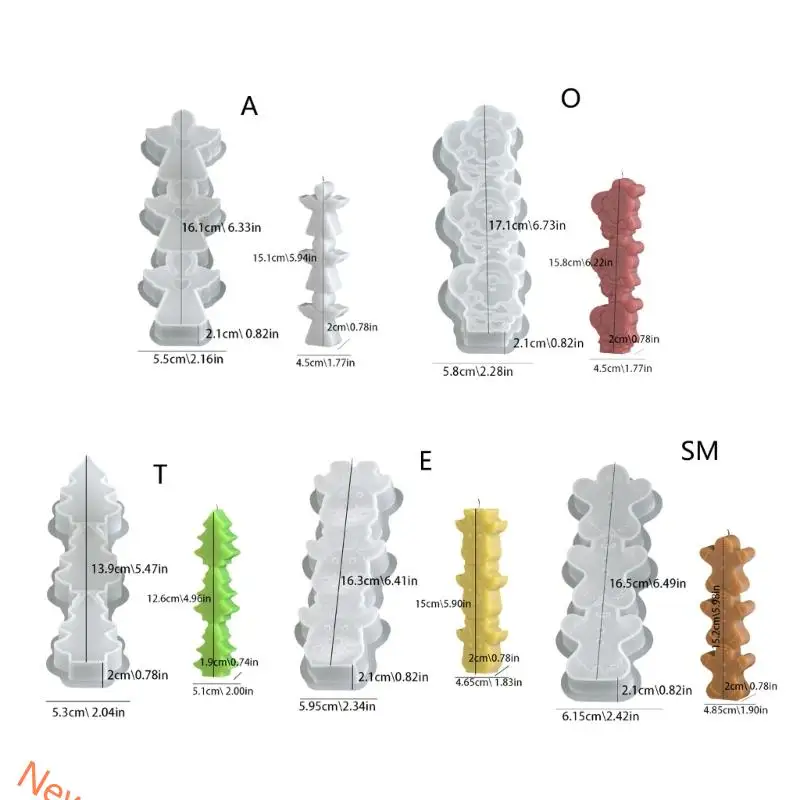 Velas com temas Molde Santa Angel Rena Gingerbreads Man Silicone Grade Silicone for Chocolate Crafts