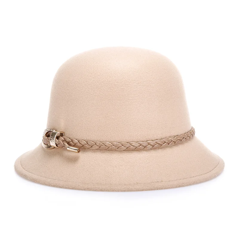 

Новое поступление 2025 года, фетровые шляпы-федоры, женские зимние теплые толстые черные, красные универсальные шапки в корейском стиле для девочек, рабочая походная кепка