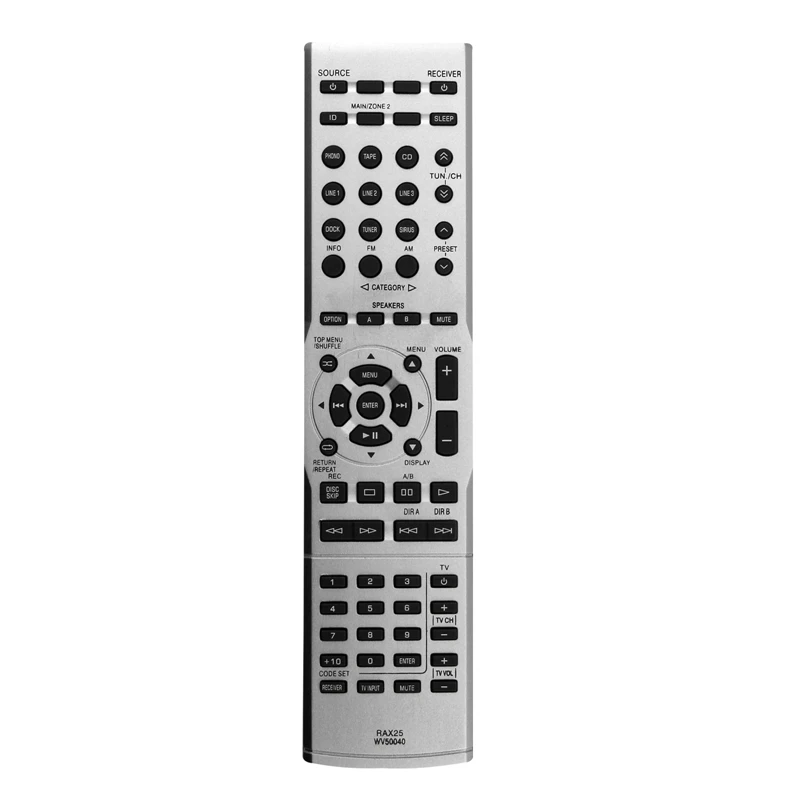 RAX25 WV50040 Replace Remote Control for Yamaha Audio Receiver R-S500 R-S700 R-S500BL R-S700BL RS500 RS700 RS500BL