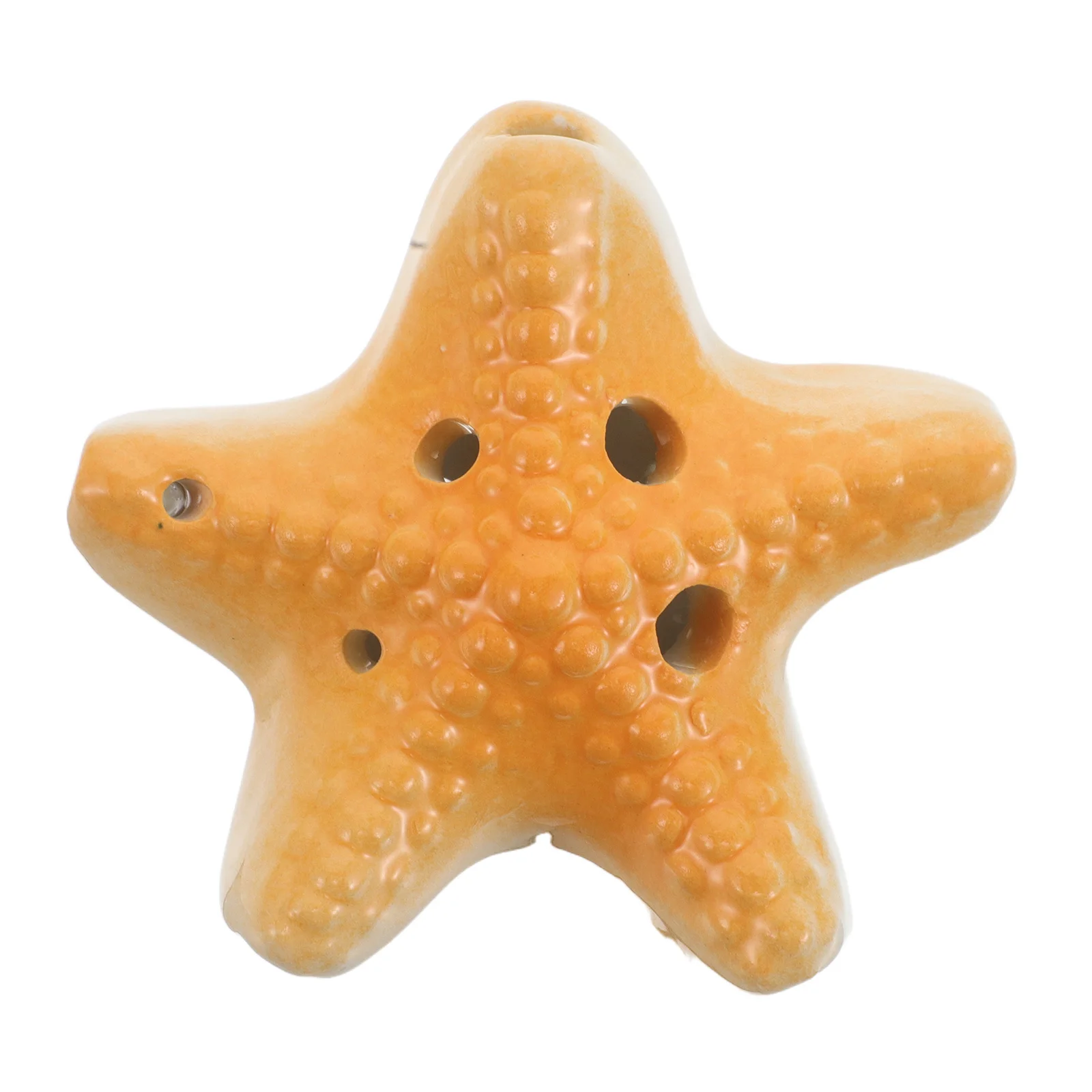 

Six Hole Ceramic Ocarina C Key Cute Star Design Beginner Ocarina Musical Instrument Beach Party Wind Instrument Traditional