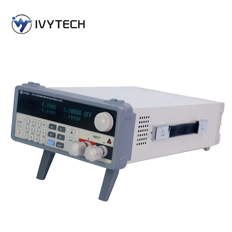 IVYTECH IV8711 carico elettronico DC programmabile 150W 30A strumento di scarica del Tester di capacità della batteria 1mV 0.1mA ad alta precisione