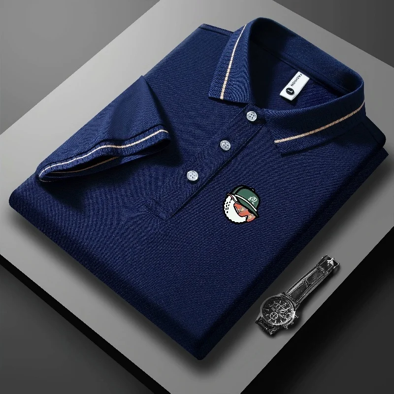 Golf 2026 Summer New Solid Color Collar Button Short Sleeve Collar Shirt Casual Breathable Comfortable Top image 3