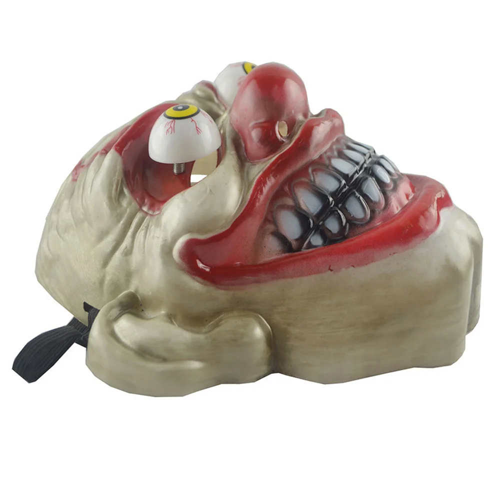 Máscara asustada de Halloween, máscara de payaso de broma, mueca, globo ocular, máscara de Cosplay, suministros para fiestas