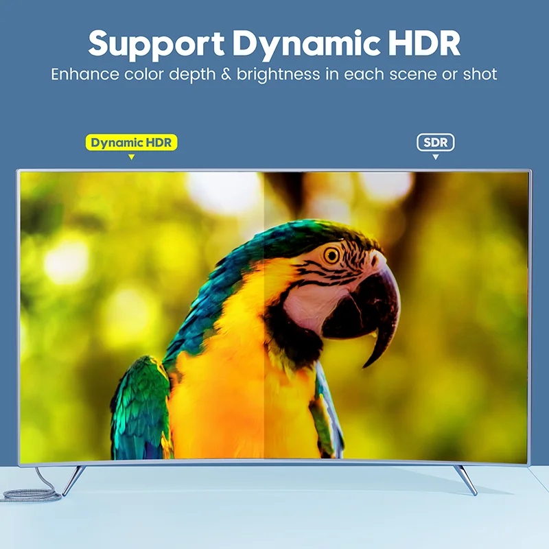 Displayport 1.4 Kabel 8K 60Hz Mini DP zu DP Kabel 4K Ultra HD Video Audio Kabel für Laptop TV Xbox Projektor Monitor – Detail 5