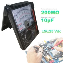 Analog Multitester DC 1000V Handheld Pointer Analog Meter Multimeter Voltmeter Multi-Function AC DC Volt Ohm Current Test Meter