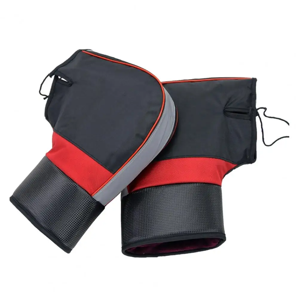 

Waterproof Motorcycle Handle Gloves Windproof Motorcycle Handlebar Gloves with Reflective Strips for Winter Riding for Rainproof