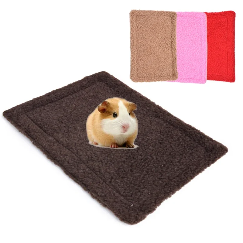 Soft Pet Blanket Mat Small Animal Guinea Pig Hamster Bed Squirrel Hedgehog Rabbit Chinchilla Mat Nest