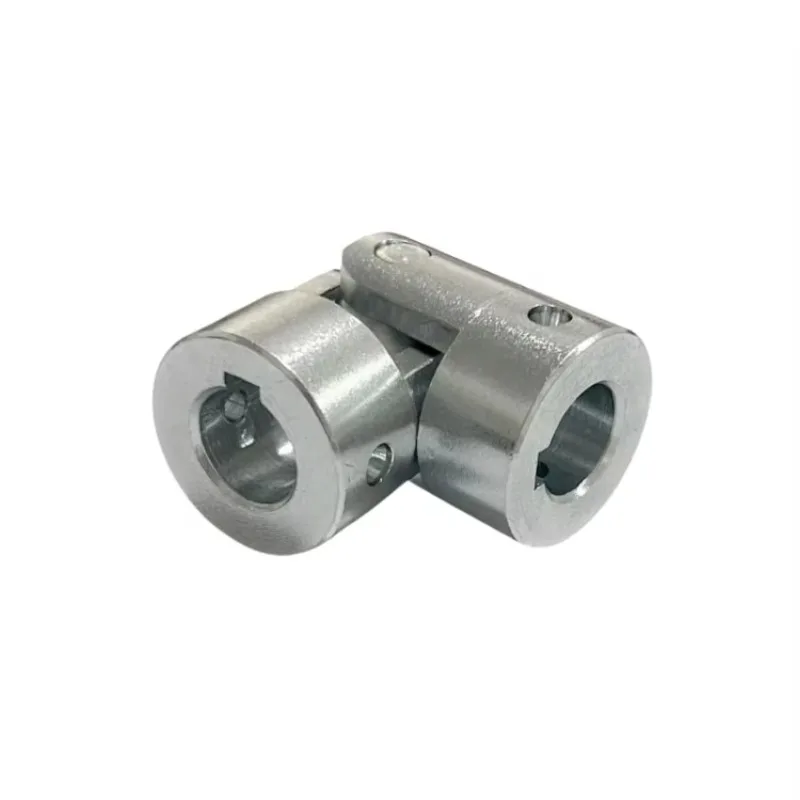 Giunto universale a sterzo singolo zincato con perno diametro esterno 28 mm e chiavetta con cuscinetto a blocco inclusa