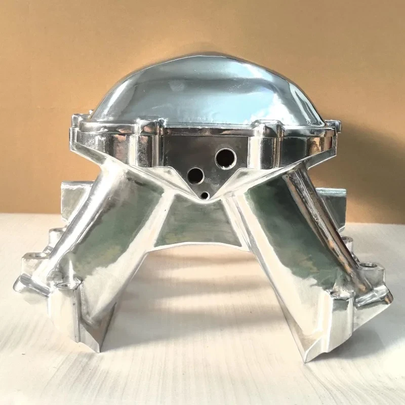 LS High Stamped EFI Intake Manifold in Polished Aluminum LS with Fuel Rail Kit