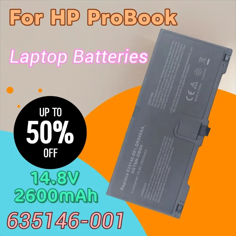 

Новый аккумулятор для ноутбука HP ProBook 5330m 635146-001 FN04 QK648AA HSTNN-DB0H 14,8 В 2600 мАч