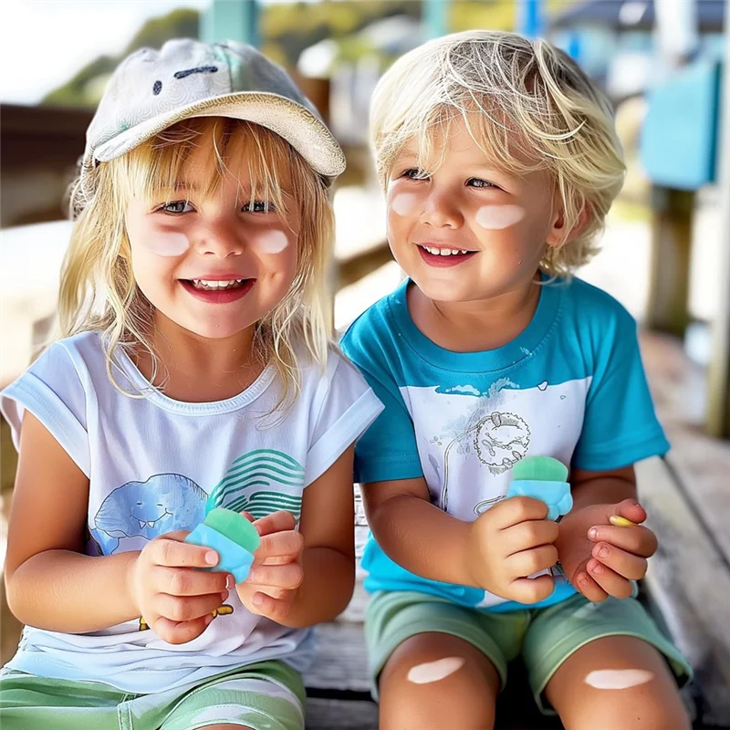 N84R Sunscreen Applicator For Kids, Sunscreen Brush Set, Sunscreen Lotion Applicator Travel Sunscreen Applicator