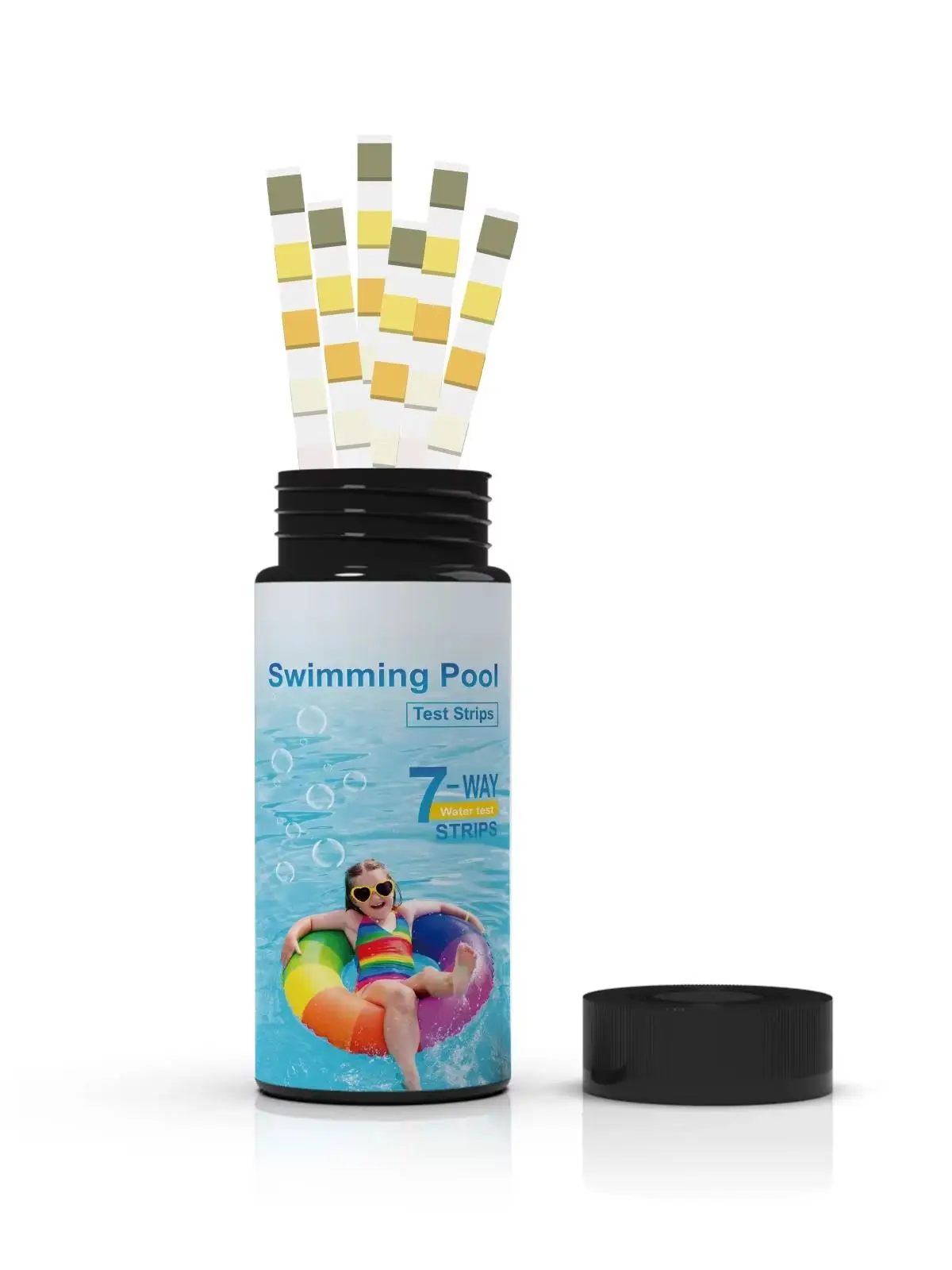 7 in 1 Swimming Pool Spa Water Test Strips Water Hardness Chlorine Alkalinity PH Cyanuric Bromine test Tools Test Paper