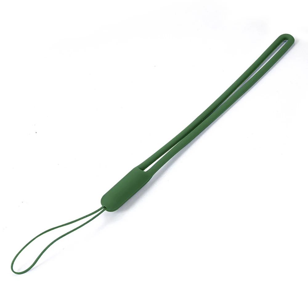3Pcs Silicone Phone Strap Portable Lanyard Chain