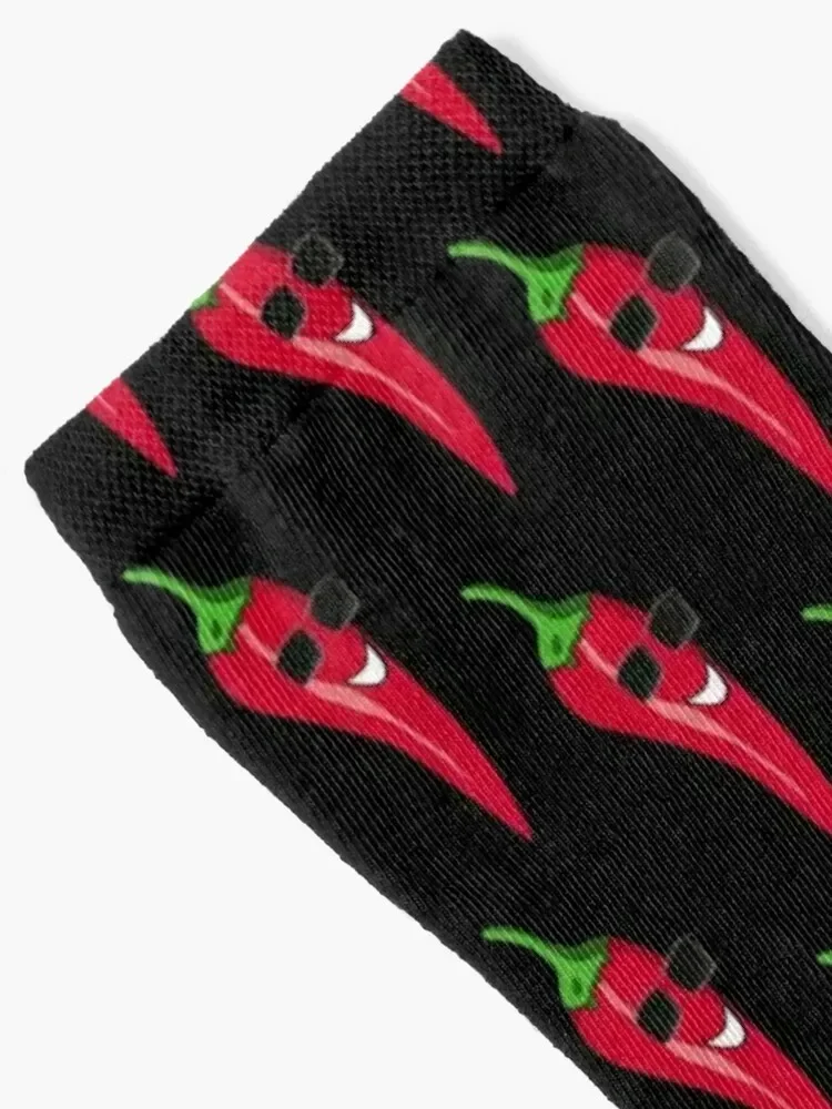 Hottest Chilli In The World - Chilli Guy - Eating Contest Scoville Rating Socks Soccer heated Socks Male Women's