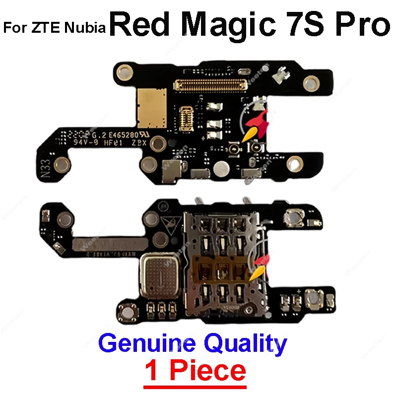 SIM Card phone Board For ZTE Nubia Red Magic 5S 5G NX659J 6Pro 6