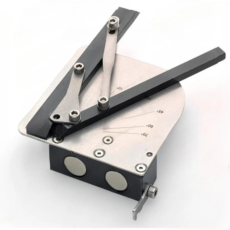 Magnetic Angle Positioning Tool for Press Brake, Front Support Accessory for Sheet Metal Bending