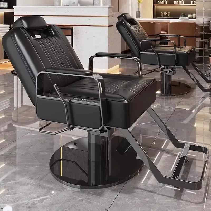 Design Barber Chair Vintage Styling Equipment Chairs Modern Simple Poltrona Da Barbiere Furniture Salon Furniture Hair Salon