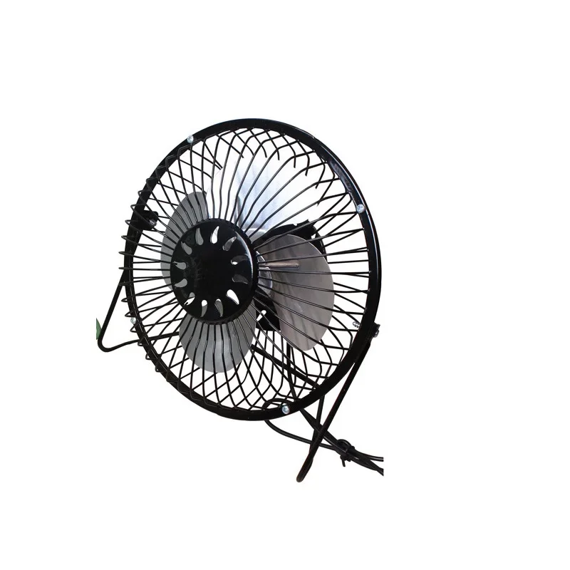 Mini ventilatore USB da 4/6 pollici ferroalloy desktop portatile personale ufficio viaggio campeggio brezza silenziosa ventilatore per bambino bambino bambino ventilatore
