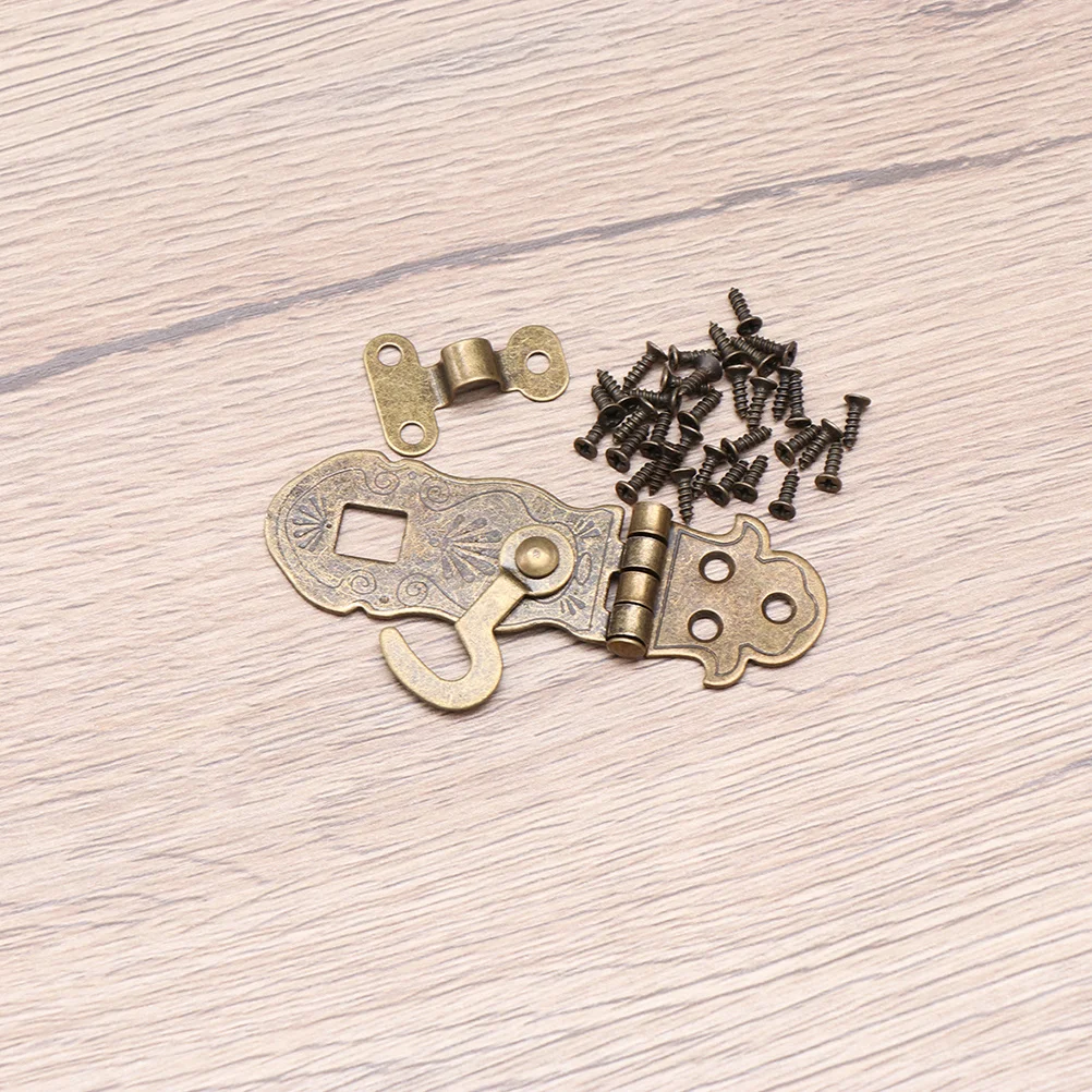 

4Pcs Vintage Notebook Locks Retro Iron Latch Buckle for Diary Sketchbook Journal Notepad Chest Jewelry Box Case