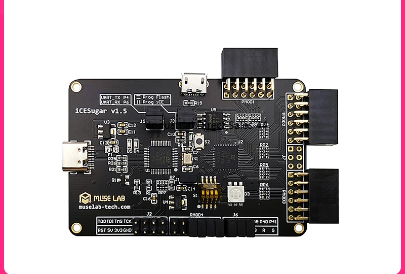 icesugar fpga development board open source risc v ice40up5k icebreaker form 01