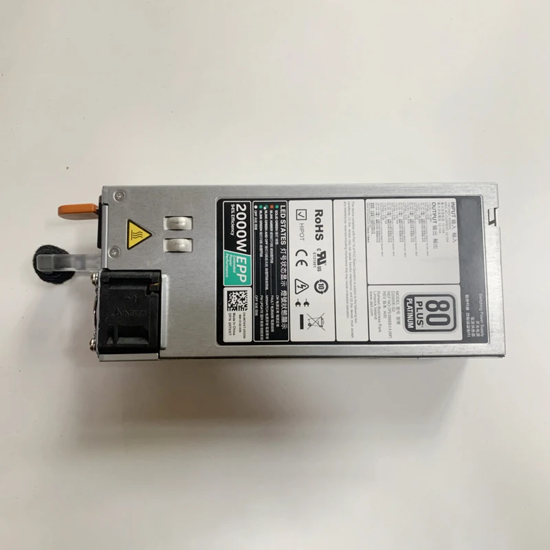 PSU 2000W Power Supply For R840 R940 R740XD T640 Server EPP Switching DPS-2000EB-2 A 0RTKKT RTKKT D2000E-S2 0XYK93 XYK93