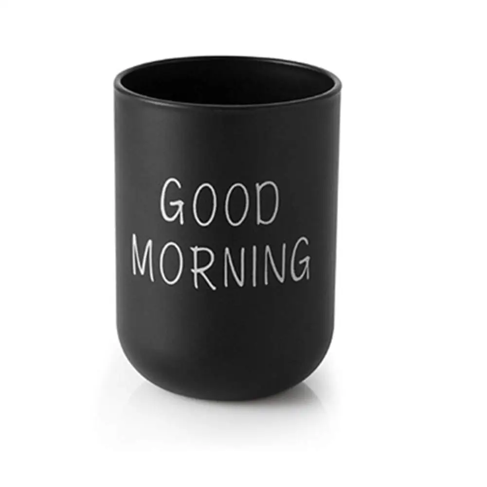 

Tumbler Cup Good Morning Cup Toothbrush Holder Toothbrush Cup for Holding Normal Toothbrushes 330ml Lightweight Nice for Home an