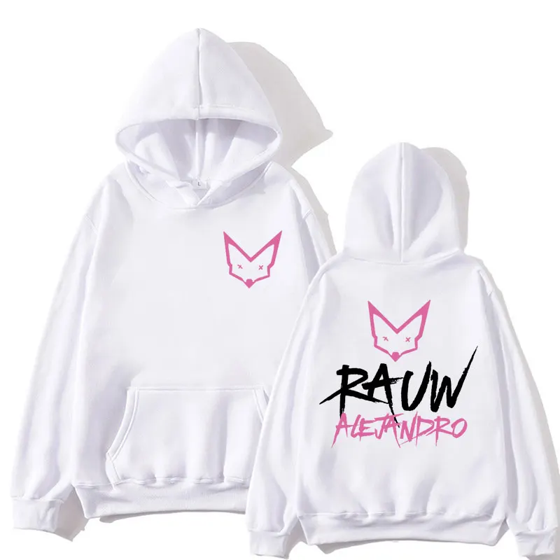 Singer Rauw Alejandro Classic Hoodie Men Women Fashion Design Sweatshirt Hip Hop Gothic Oversized Fleece Long Sleeve Streetwear