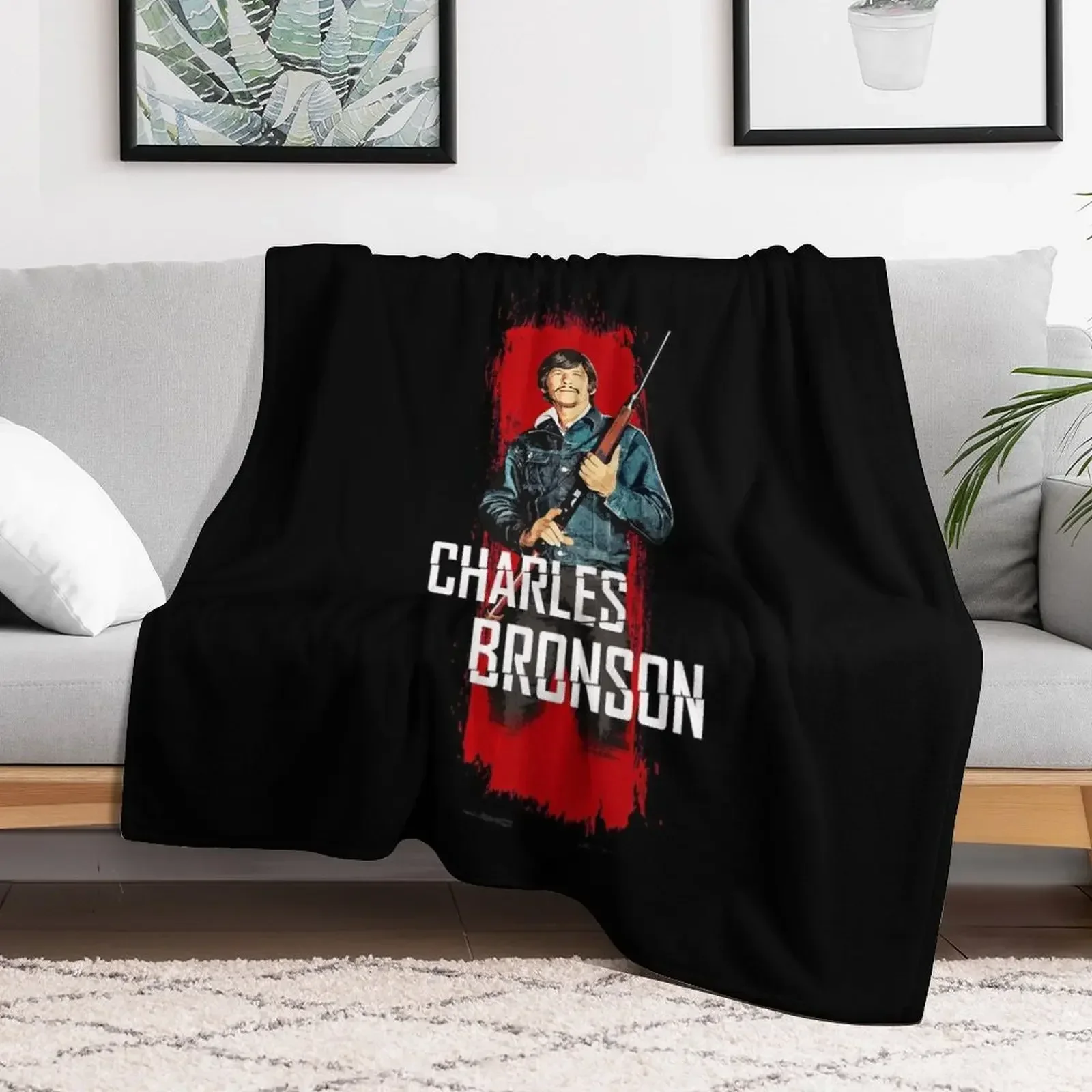 Day Gift for Charles Bronson - Mr. Majestyk Halloween Throw Blanket Shaggy Plaid on the sofa Summer Beddings Blankets