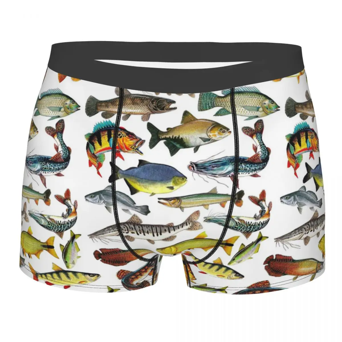 

Various Colorful Tropical Fish Men's Boxer Briefs,Highly Breathable Underpants,High Quality 3D Print Shorts Birthday Gifts