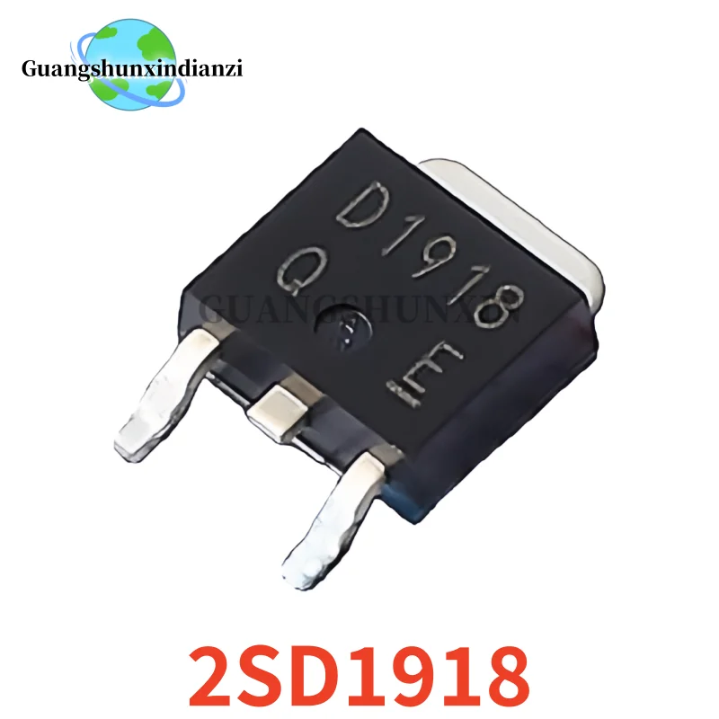 10-20 piezas 100% nuevo 2SD1918 D1918 TO-252 160V 1.5A transistor de potencia la mejor calidad en Stock