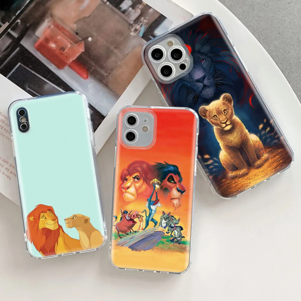 Lion King Simba Transparent Case for LG V60 THINQ5 V50 V40 Stylo 6 Q61 Q60 Q52 K30 K92 K62 Cover