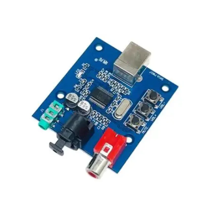 PCM2704 Аудио ЦАП USB-S/PDIF Звуковая карта Hi-Fi ЦАП Плата декодера 3,5 мм Аналоговый коаксиальный оптоволоконный выход WIN 7 бесплатный драйвер