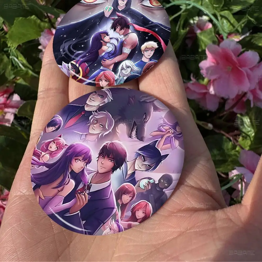 Game Aphmau 58mm Cute Series Pins Funny Badge Interesting Cartoon Animals Brooches Backpack Clothes Gift Accessory