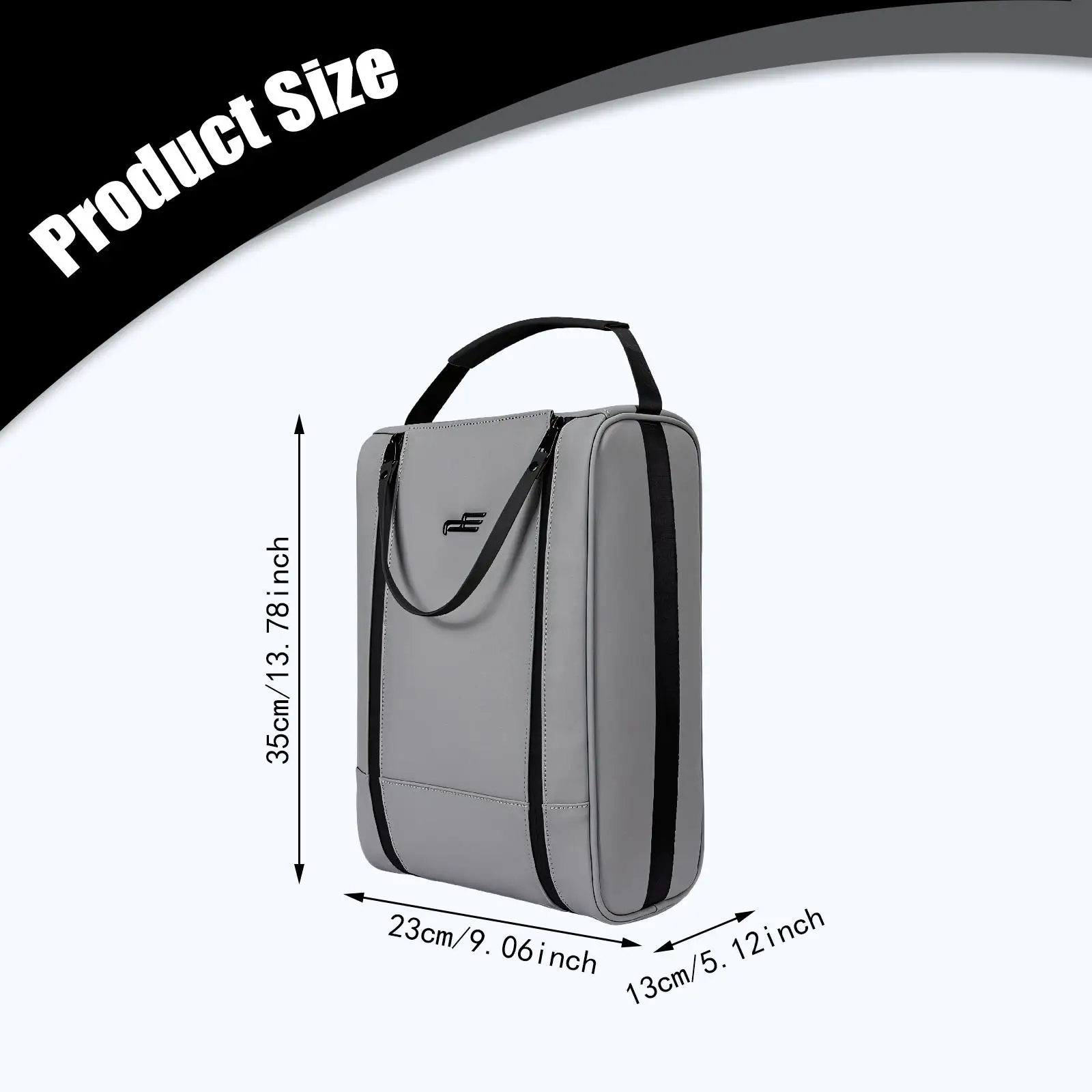 

Сумка для гольф-обуви из искусственной кожи, роскошная, на молнии, дорожный органайзер для обуви, защитный чехол для аксессуаров для гольфа