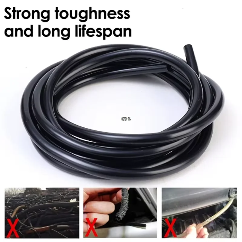 Car Windshield Washer Hose With Connector Kit T-Piece Tube Pipe Splitter Connector Universal Nozzle Hose Tube Connector