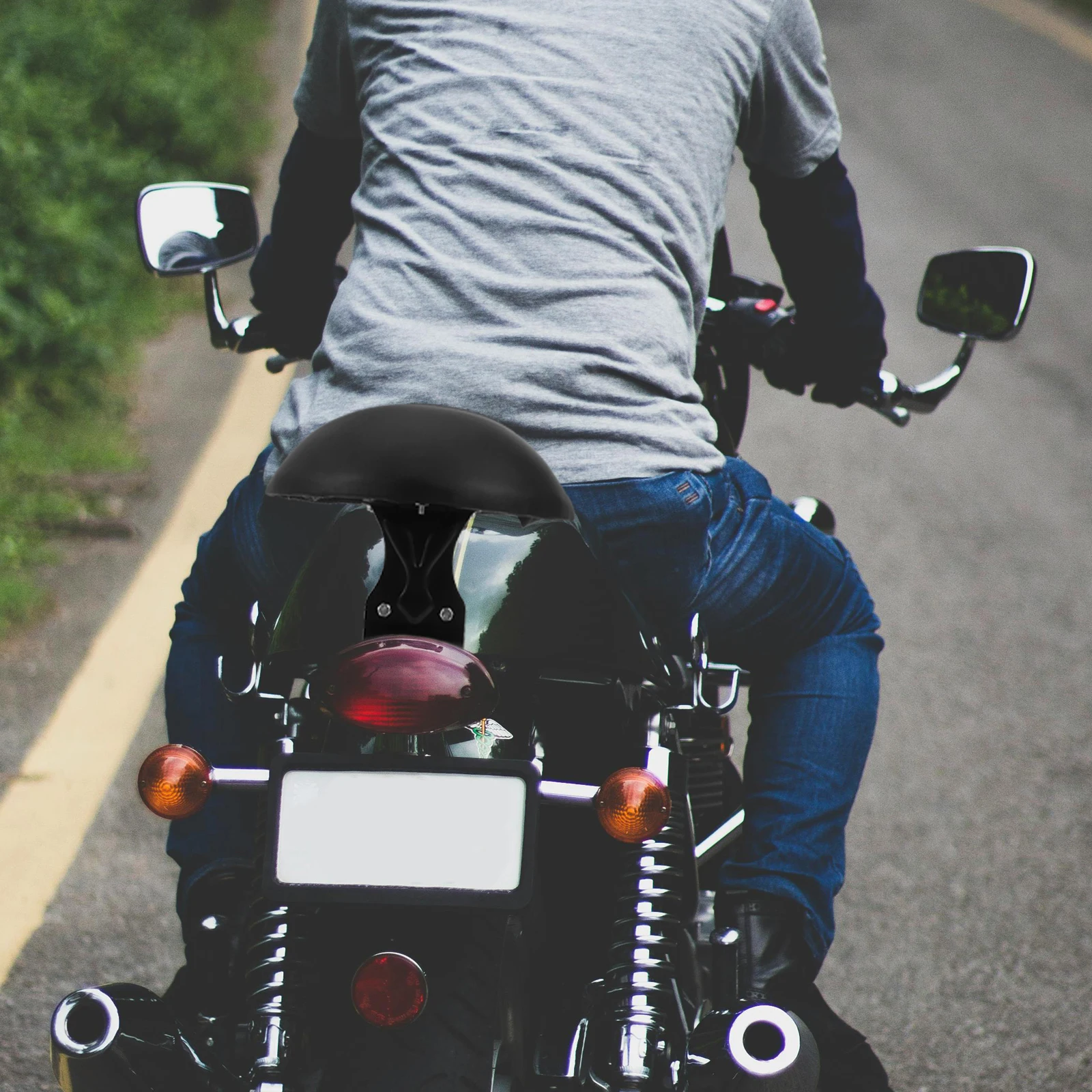 

Electric Bicycle Backrest Pad 133S Black Cushion Thick Padded Safety Bike Rear Rest Motorcycle Accessory Electric Bicycles