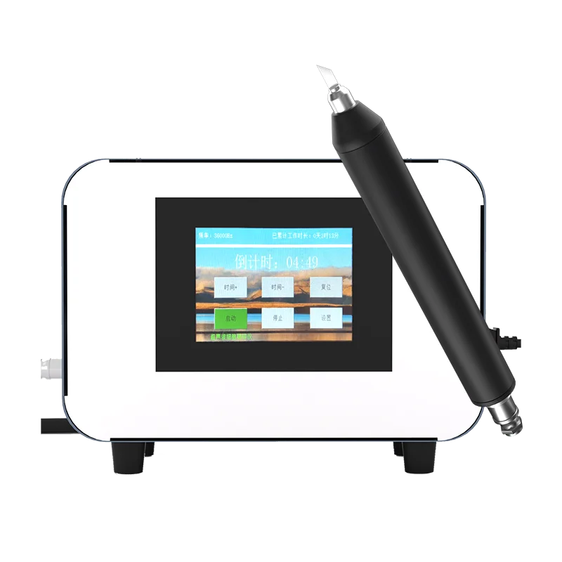 GENENG แบบพกพามือถืออัลตราโซนิกมีดตัด DIY ไฟฟ้ามีดแกะสลักเครื่องมือมีดยูทิลิตี้ 40KHZ การสั่นสะเทือนตัด