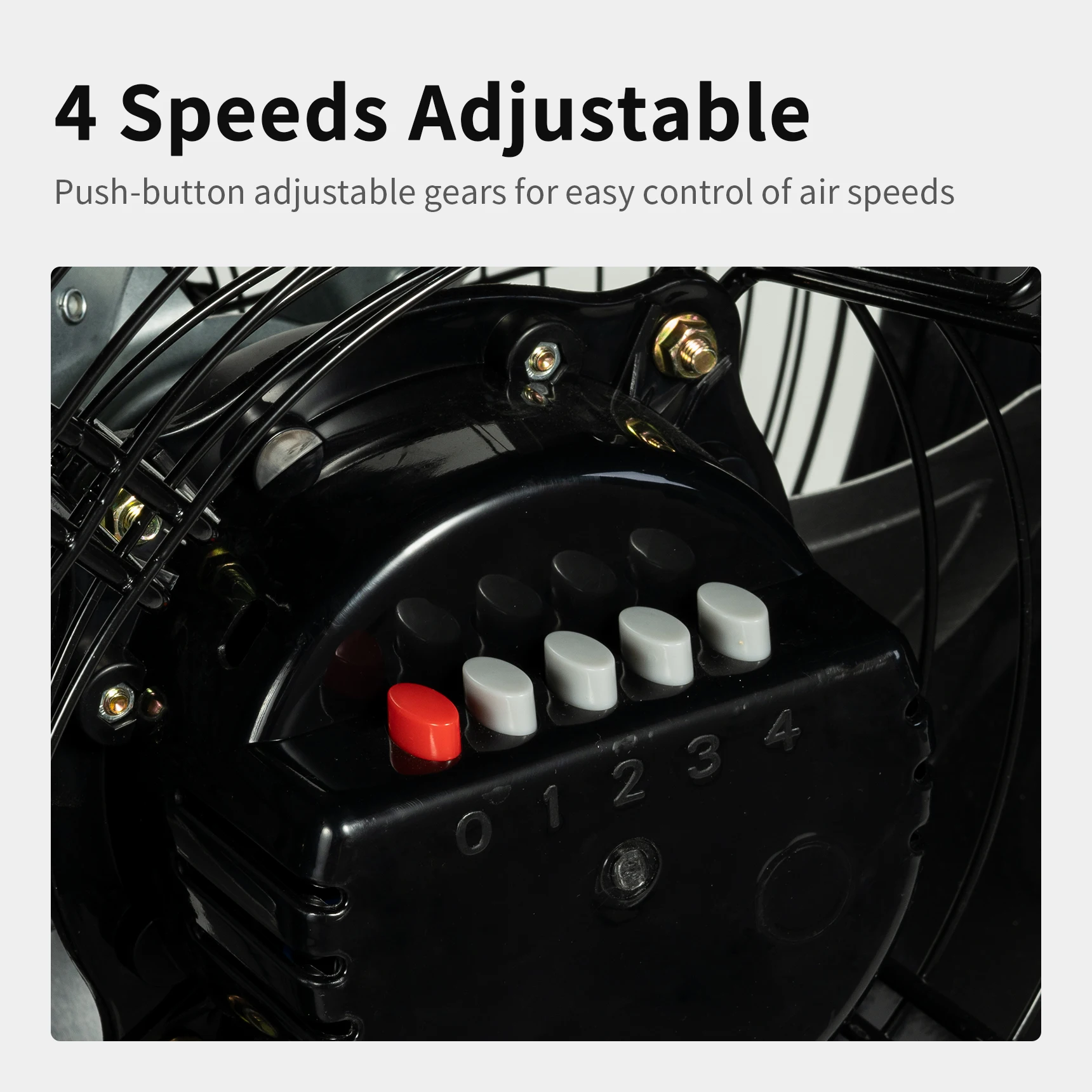 Secador de cabelo Selens SITOO 220V, configurações de 4 velocidades, aço carbono, alça incluída, direção ajustável para estúdios de filmes fotográficos