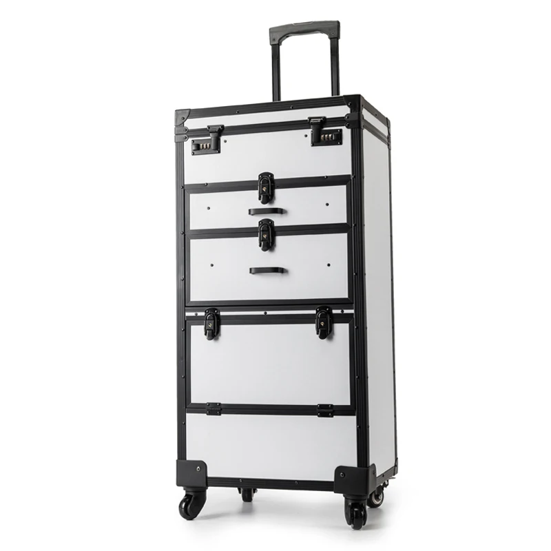 

Internet celebrity hairdresser toolbox beautician oversized suitcase stylist large work box double password box drawer storage