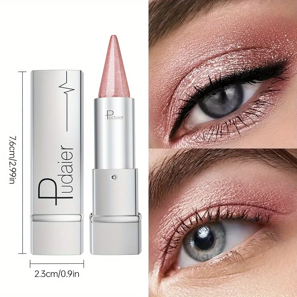 Stylo fard à paupières scintillant imperméable, imperméable et résistant à la sueur, longue durée sans bavures, pas facile à enlever le maquillage
