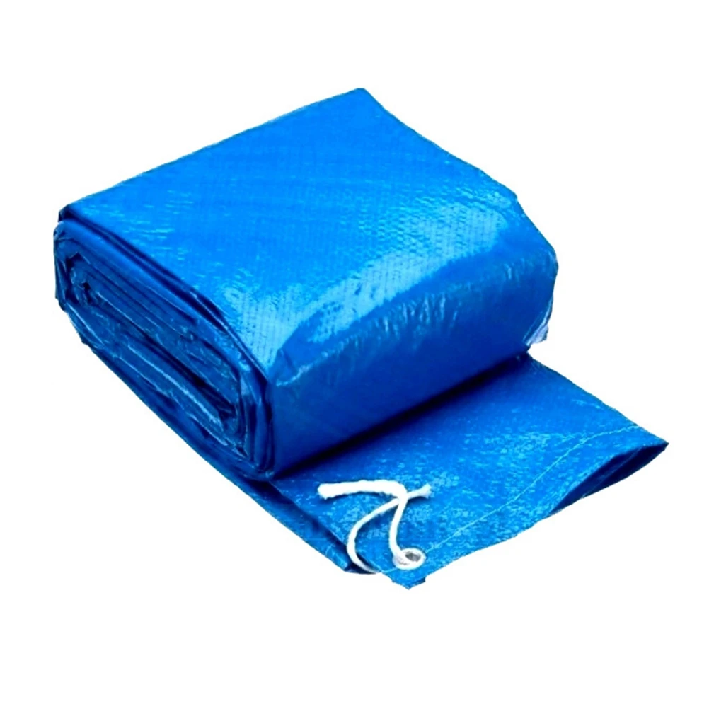 

12Ft Round Pool Cover Pe Durable Material Inflatable Frame Dust Rain Protection For Swimming Pools