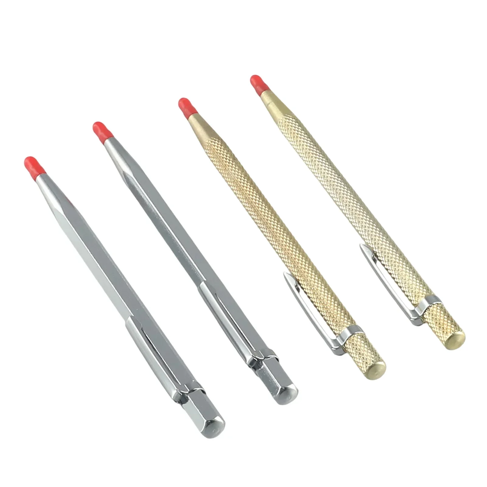 4× Diamond Glass Cutter Carbide Scriber Metal Tile Cutting Machine Lettering Pen Cutter Pen Engraving Diamond PenTile Scribing