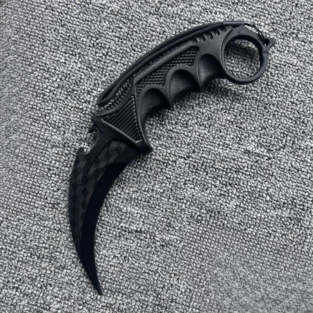 5styles Plastic Rubber Material Training Knife Safty Cosplay Karambit Western Sword Halloween Props Outdoor Short Knife Toys Boy