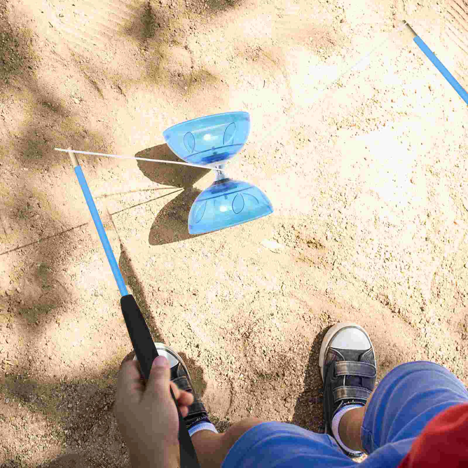 1 set Toy Fitness Diabolo Kids Plaything Soft Rubber Yoyo Professional Chinese For With Bearing Transparent Tpu Senior Adult