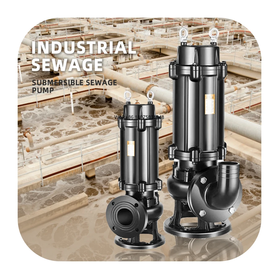 Municipal Submersible Wastewater Treatment Pump for Sewage Sludge Drainage