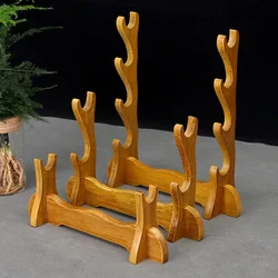 Stand Katana Support Holder Wooden Sword Storage Rack Support Display Floor Japanese Katana Sabre Storage Shelf Cradle Organizer