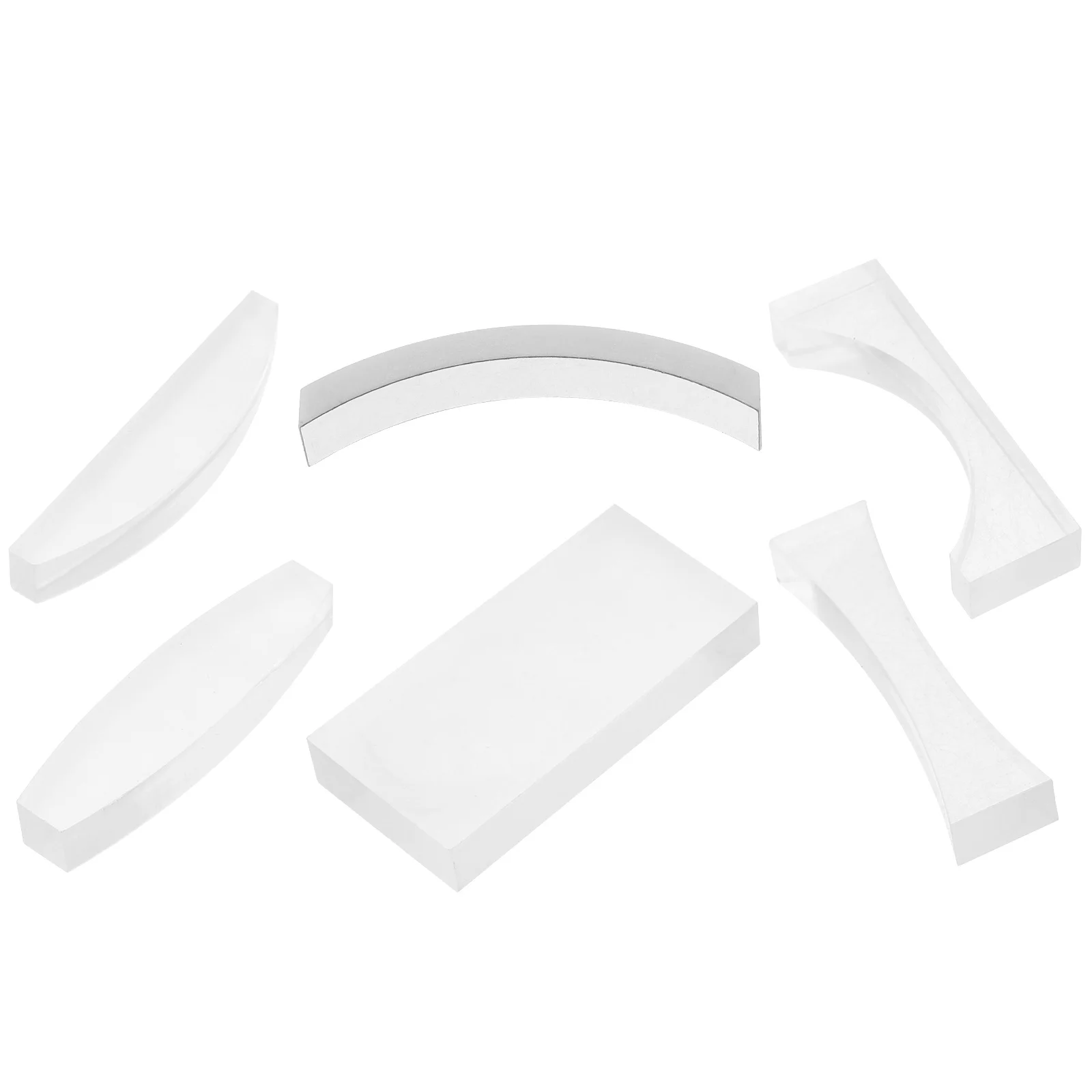 1 Set Physical Optical Concave and Convex Lens Kit for Scientific Experiment Teaching Project Use Durable Glass