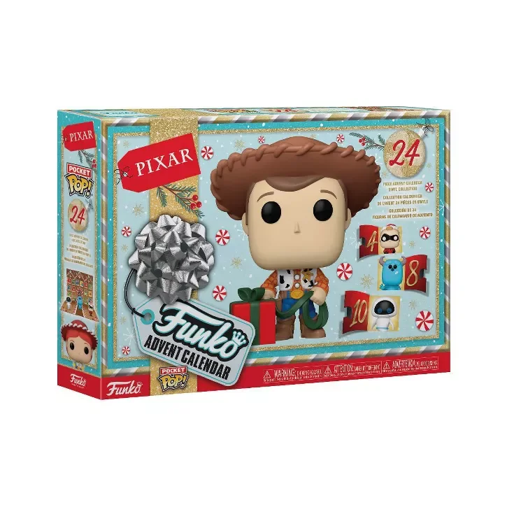 ファンコ ポップ スパイダーマン トイ ストーリー ウッディ 24 日アドベント カレンダー ブラインド ボックス周辺フィギュアおもちゃ男の子用ギフト グッズ装飾品