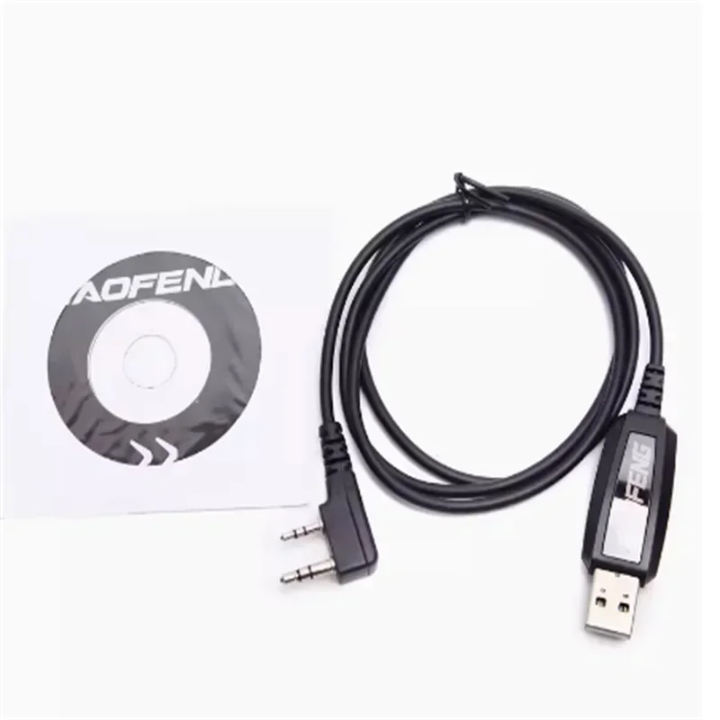 Cabo de programação USB UV-K5 para Baofeng UV-5R Quansheng K6 UV5R Plus UV 13 /17 Pro Driver com software de CD