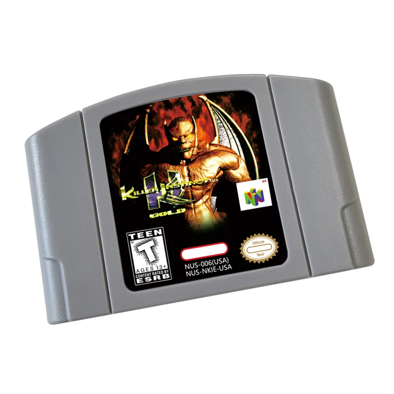 Killer-Instinct-Gold For N64 Game Card US Version Console, 64 bit USA Version Video Game Cartridge